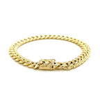 10k Yellow Gold Semi-Solid Miami Cuban Bracelet (7.20 mm)