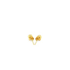 14k Yellow Gold Ball Style Stud Earrings (4.0 mm)