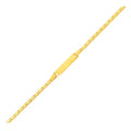 14k Yellow Gold Children's Heart Link ID Bracelet
