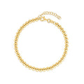 14k Yellow Gold Bead Chain Necklace (4mm)