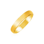 14k Yellow Gold 4mm Comfort Fit Wedding Band