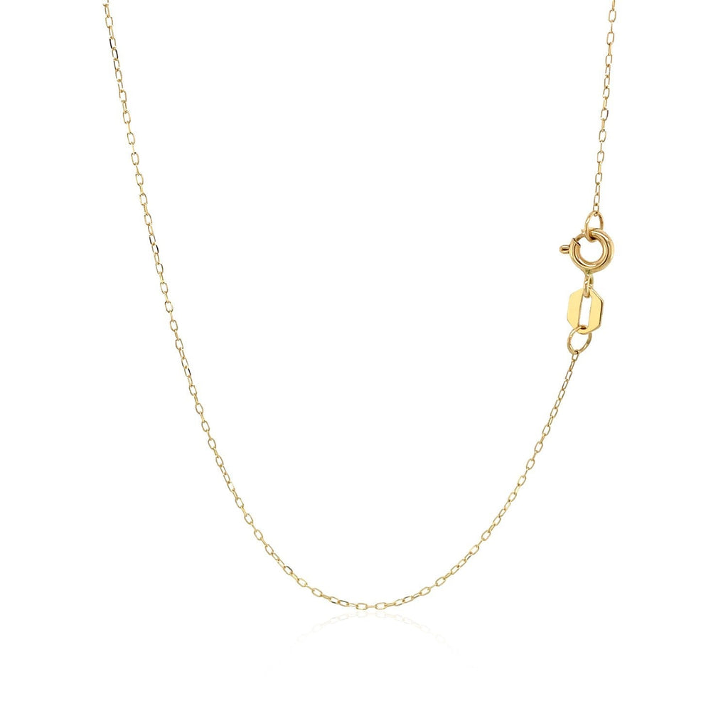 14K Yellow Gold Hamsa Hand Necklace