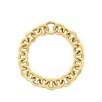 14k Yellow Gold Round Link Bracelet (11.60 mm)