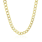 5.3mm 10k Yellow Gold Curb Chain