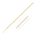 14k Two-Tone Gold Polished Diamond-Cut Bead Bracelet (4.00 mm)