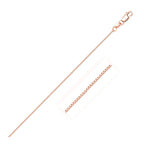 18k Rose Gold Classic Box Chain (0.60 mm)
