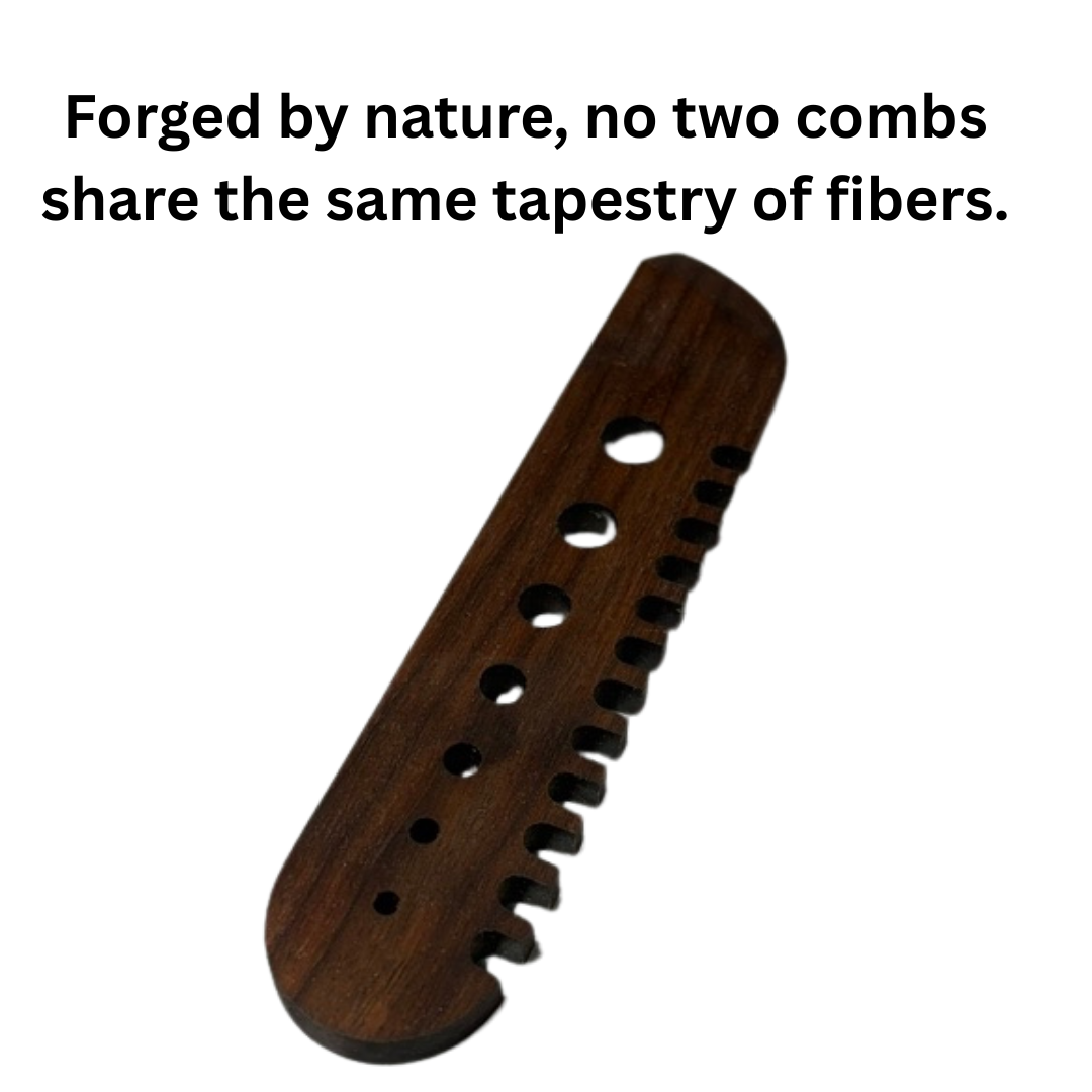 Herb Comb made from Walnut Wood