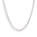 14K Yellow Gold 8.0x8.5mm Akoya Pearl Strand Necklace