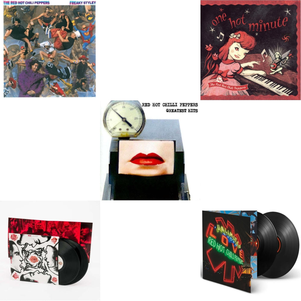 Red Hot Chili Peppers - Greatest Hits (X) & Unlimited Love (Deluxe/2LP) & One Hot Minute & Blood Sugar Sex Magik & Freaky Styley