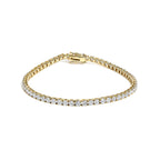 14K Yellow Gold Classic 5.00 Cttw Diamond Tennis Bracelet