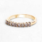 0.50 Carat Genuine Champagne Diamond 14K Yellow Gold Ring (I1-I2)