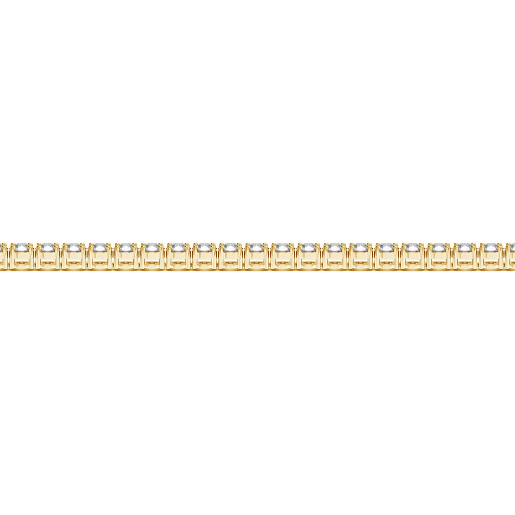 Lab Grown Round Diamond Tennis Bracelet in 14k Yellow Gold (4 cctw F/G  VS2/SI1)