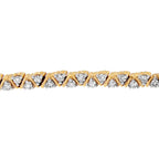 14K Yellow Gold Round-Cut Diamond Bracelet (4.00 cttw, H-I Color, I1-I2 Clarity)