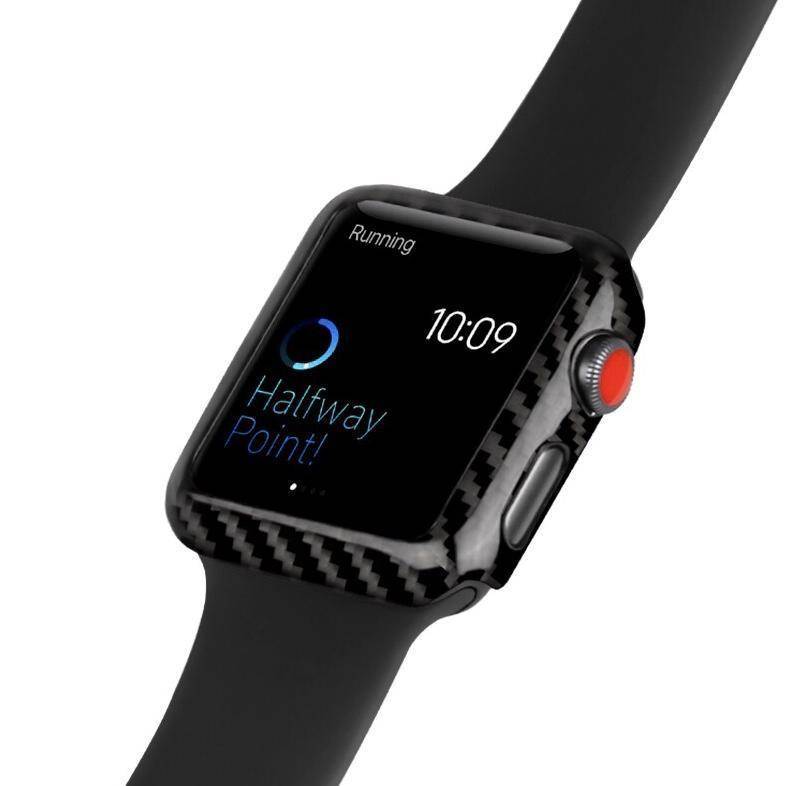 Real Carbon Fiber Case for Apple Watch - Ultra-Thin Protective Cover