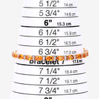 12.33 Carat Genuine Orange Sapphire and White Diamond 14K Yellow Gold Bracelet