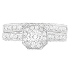 14K White Gold 1 ct. TDW Round Cut Diamond Ring (G-H, I1-I2)