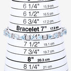 11.10 Carat Genuine Blue Topaz and White Diamond .925 Sterling Silver Bracelet