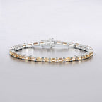 12.80 Carat Genuine Citrine .925 Sterling Silver Bracelet