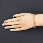 12.80 Carat Genuine Citrine .925 Sterling Silver Bracelet