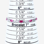5.00 Carat Genuine Ruby 10K White Gold Bracelet
