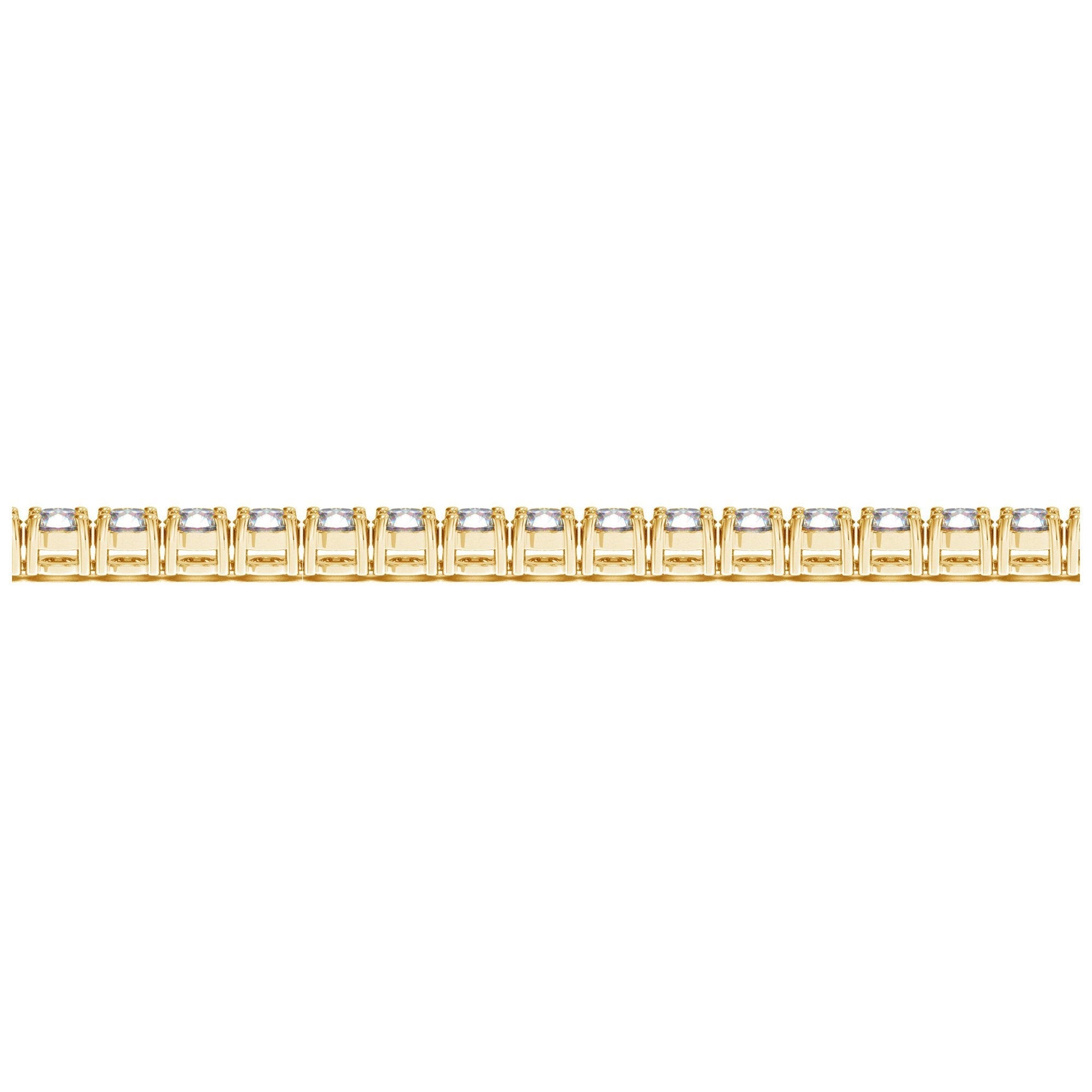 Lab Grown Round Diamond Tennis Bracelet in 14k Yellow Gold (8 cctw F/G  VS2/SI1)