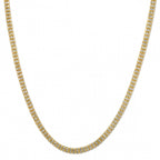 Ice Barrel Chain in 14k Yellow Gold (4.25 mm)