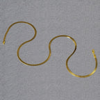 Imperial Herringbone Chain in 10k Yellow Gold (2.80 mm)