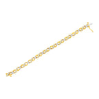 10K Yellow Gold Round-Cut Diamond Infinite Love Bracelet (1.00 cttw, I-J Color, I2-I3 Clarity)