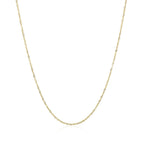 14k Yellow Gold Singapore Chain 0.8mm