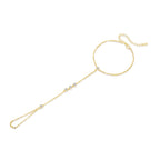 925 Sterling Silver White Gold Plated Adjustable Bracelet for Women
