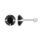925 Sterling Silver Pavé Setting CZ Earrings for Women