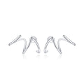 925 Sterling Silver Oxidized Earrings for Women