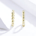 925 Sterling Silver Plated Platinum Earrings for Women