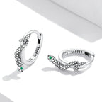 925 Sterling Silver Earrings with Pavé Setting CZ