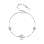 925 Sterling Silver Translucent Opal Bracelets for Women