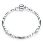 925 Sterling Silver 17cm Bracelet for Women