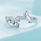 925 Sterling Silver 3mm Pavé Setting CZ Ring