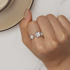 S925 Sterling Silver Pavé Setting CZ Ring for Women
