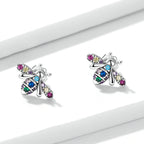925 Sterling Silver Pavé Setting CZ Earrings for Women