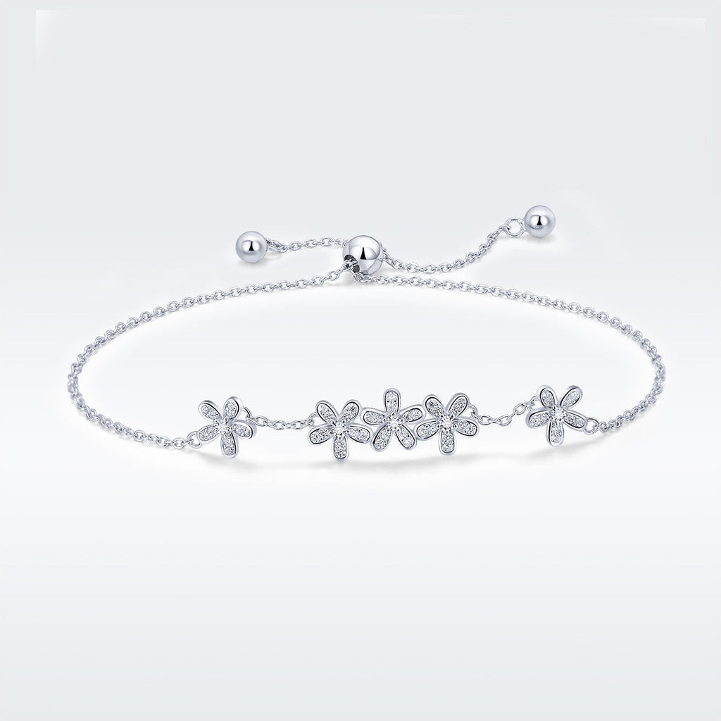 925 Sterling Silver Bracelet 22cm for Women