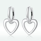 925 Sterling Silver Earrings for Women - Oxidized - 1.9x1.2cm