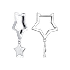 925 Sterling Silver Earrings 25*8mm for Women