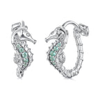 925 Sterling Silver Pavé Setting CZ Earrings for Women