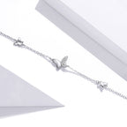 925 Sterling Silver Pavé Setting CZ Bracelet for Women