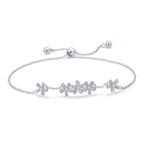 925 Sterling Silver Bracelet 22cm for Women