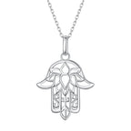 S925 Sterling Silver Plated Platinum Adjustable Necklace for Women