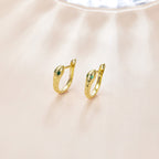 925 Sterling Silver Plated Platinum CZ Earrings for Women