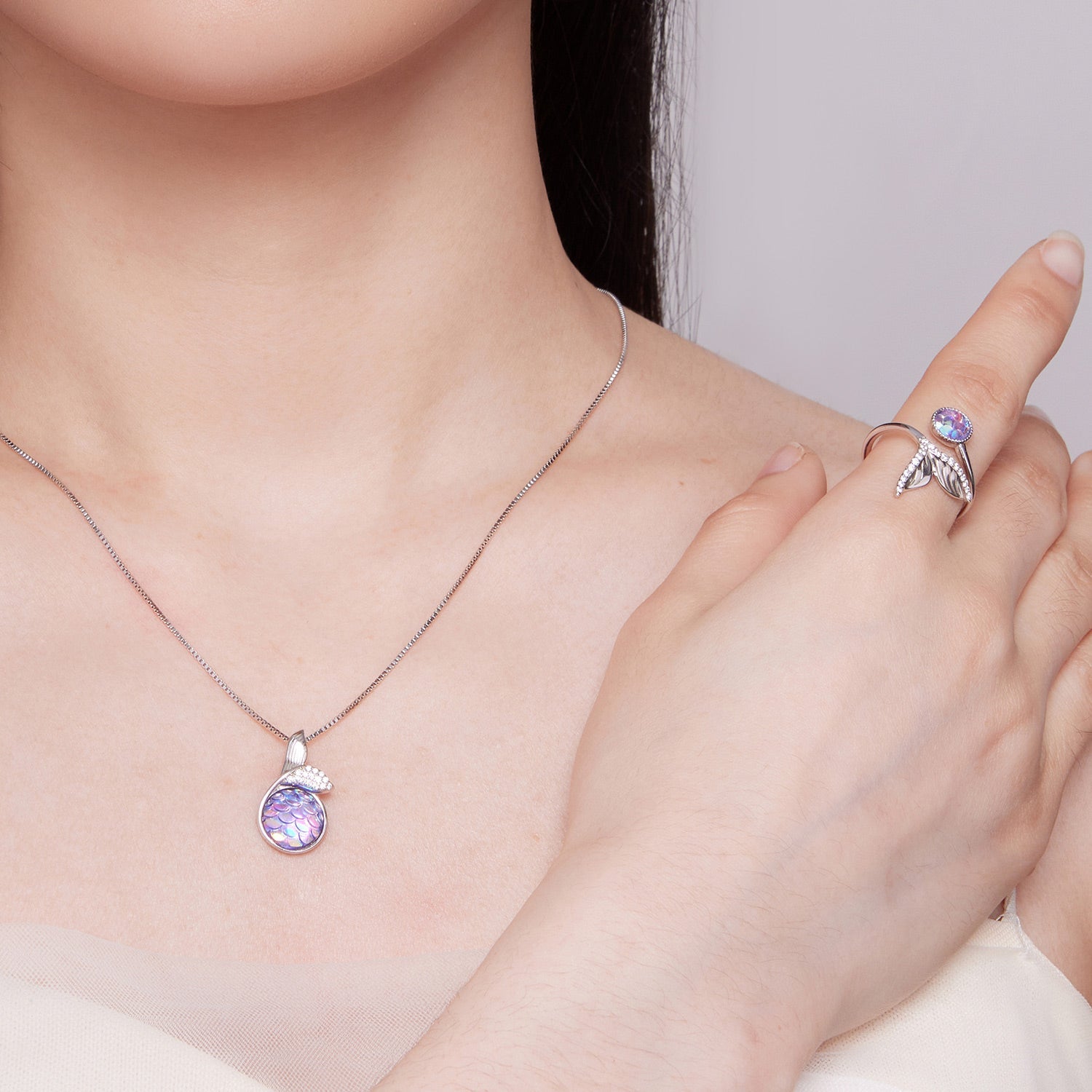 Anillo de plata esterlina 925 con pavé de circonitas para mujer
