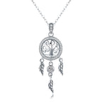 925 Sterling Silver Necklace 36-45cm with Pendant for Women