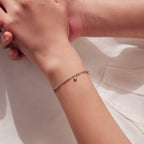 925 Sterling Silver & Moissanite Bracelet for Women - 15+6cm, Plated White Gold